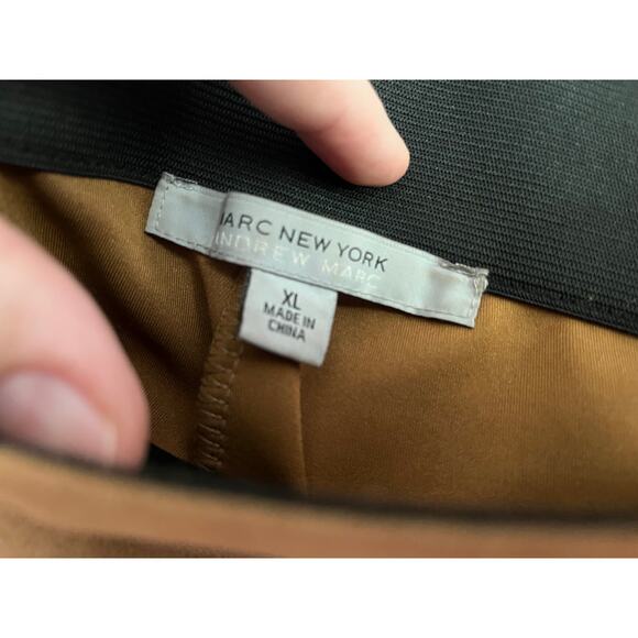 Marc New York Faux Suede Straight Pant - Picture 3 of 7